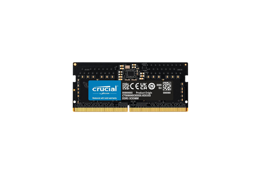 Crucial RAM 8GB DDR5 SODIMM 4800MT/s