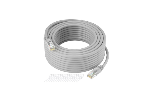 25 Foot Cat5e Snagless RJ45 Ethernet Network Cable Grey