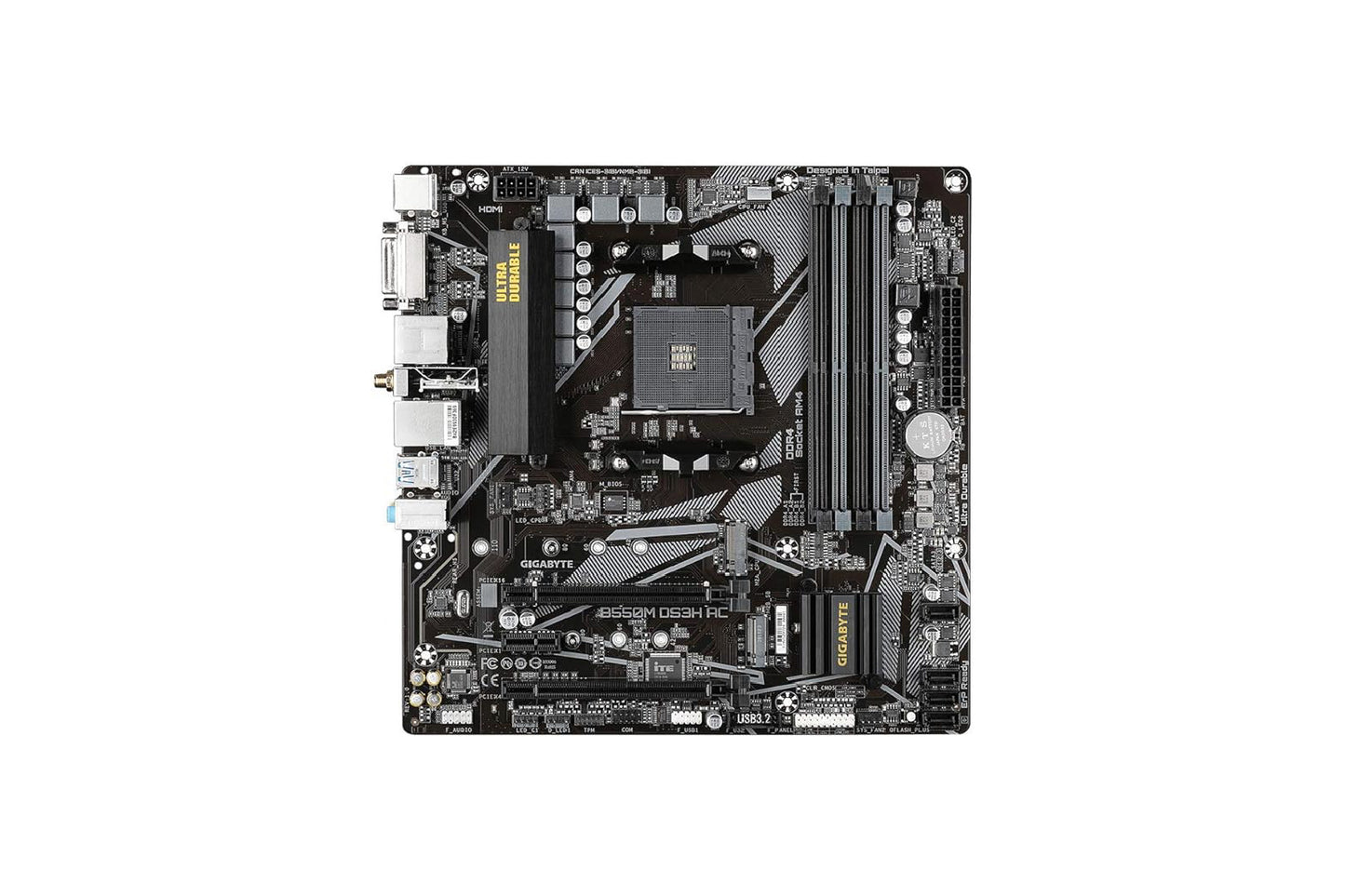 GIGABYTE B550M DS3H AM4 AMD B550 Micro-ATX Motherboard