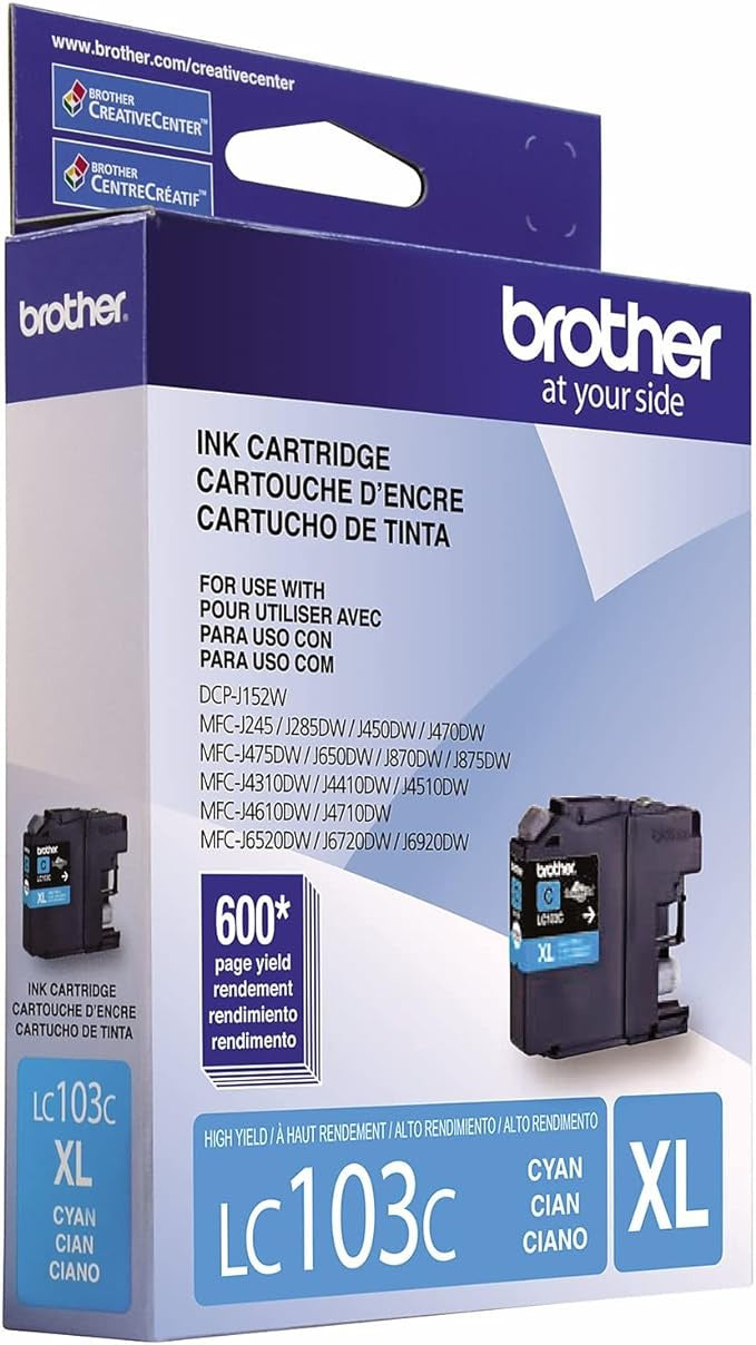 Brother LC103XL Cyan Ink Cartridge