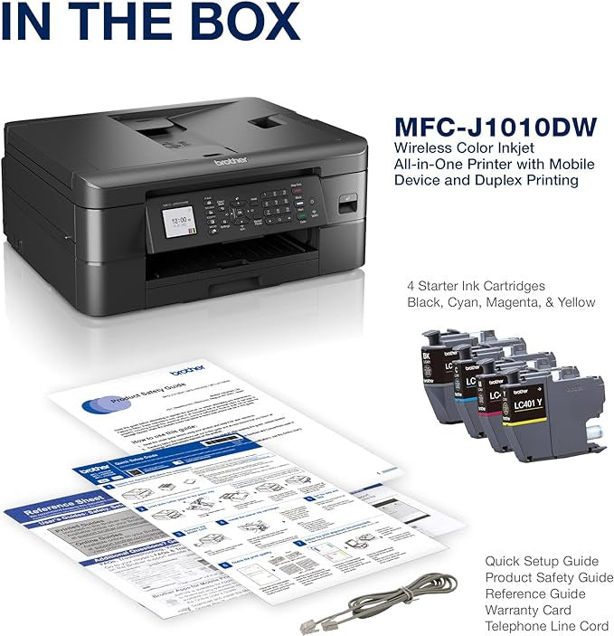 Brother MFC-J1010DW Color Printer