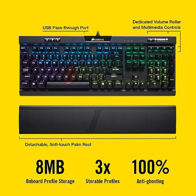 Corsair K70 RGB MK.2 Mechanical Gaming Keyboard