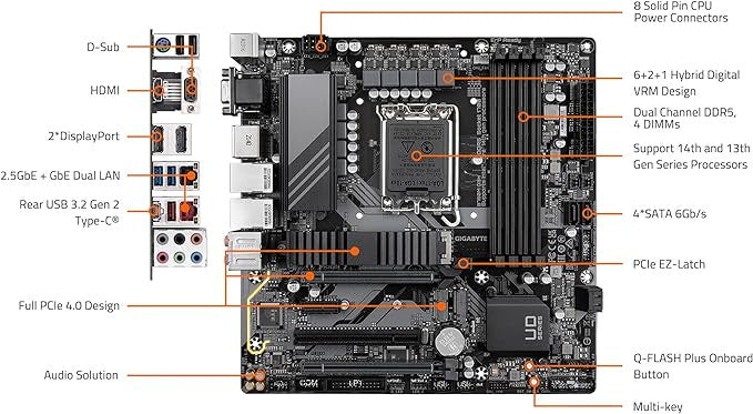 GIGABYTE B760M DS3H