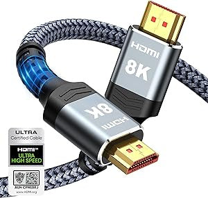 High Speed HDMI Braided Cord-4K@120Hz