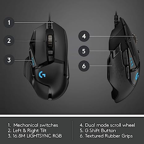 Logitech G502 HERO Gaming Mouse