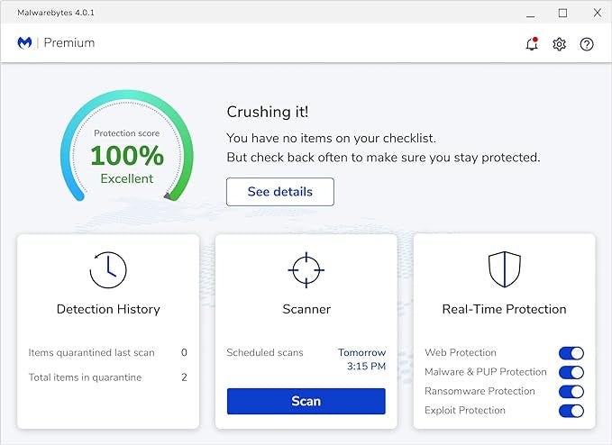 Malwarebytes Anti-Malware Premium 1 User 1 Year