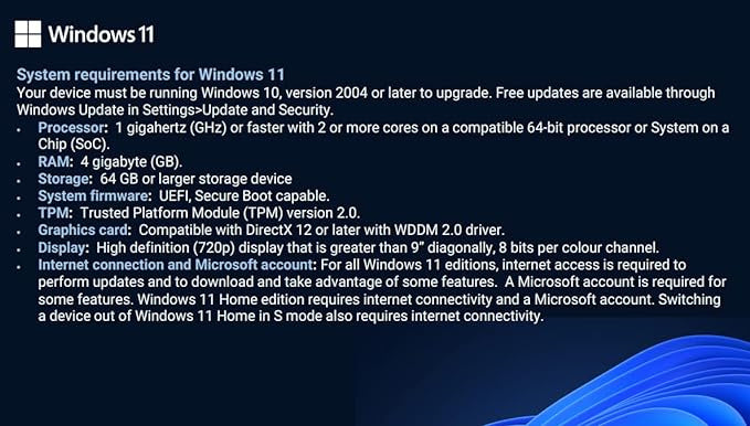 Microsoft Windows 11 Home 64-Bit OEM