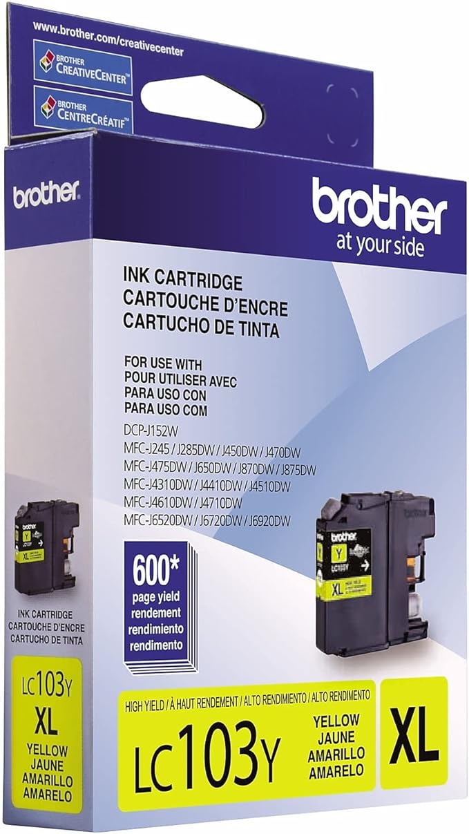 Brother LC103XL Yellow Ink Cartridge