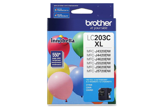 Brother LC203XL Cyan Ink Cartridge